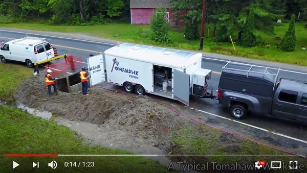 Trenchless Tomahawk